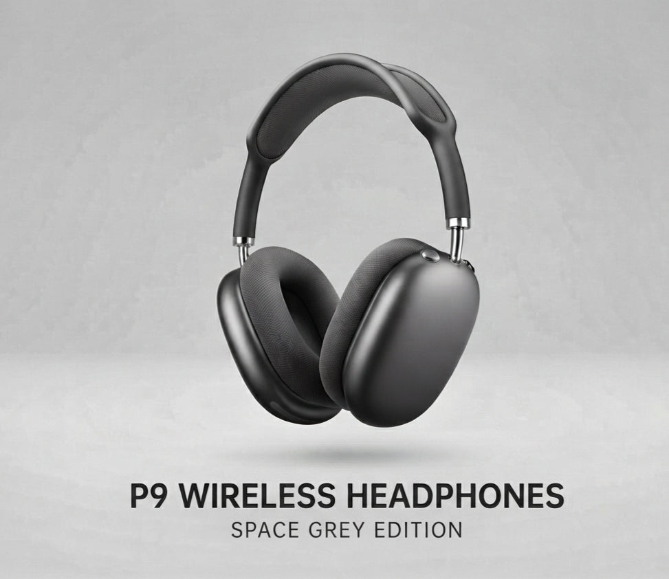 P9 Wireless Headphones - Black Edition