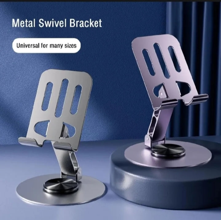Metal Swivel Bracket Phone Stand - Silver